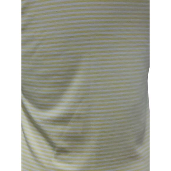 Talbots women's T-shirt size small, yellow and white stripes. - Picture 3 of 3